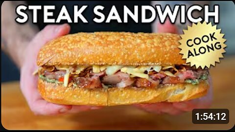 🔥 The Ultimate Steak Sandwich You’ll EVER Taste! 🥩🧀 | Cook Along with Babish