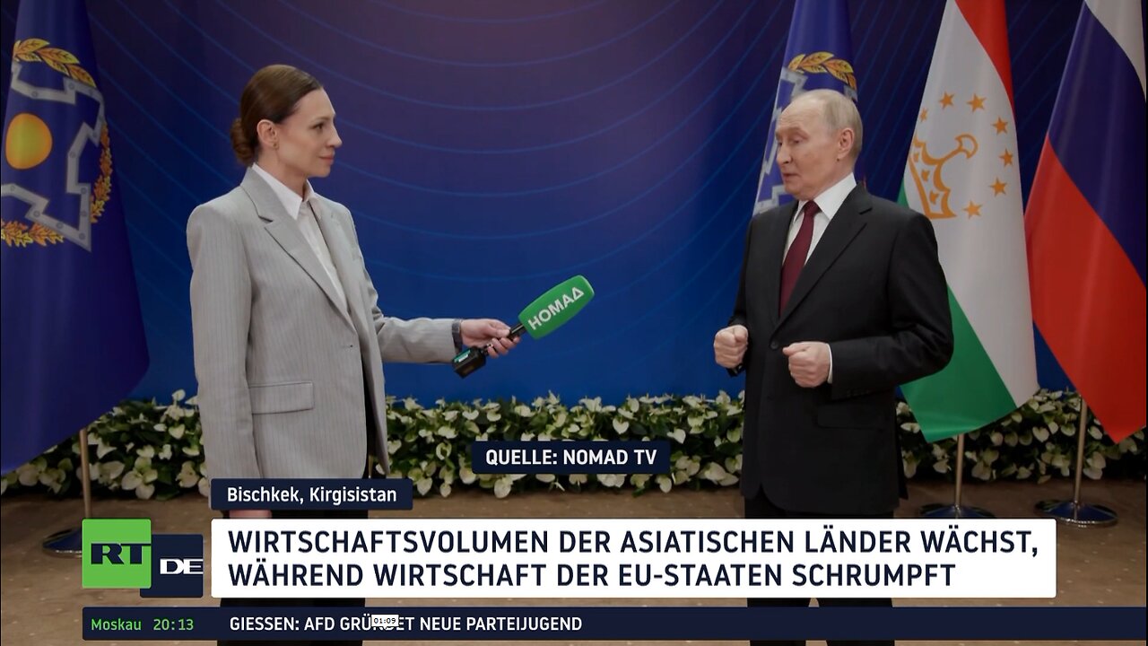 Putin im Gespräch mit Nomad-TV – Die wichtigsten Aussagen