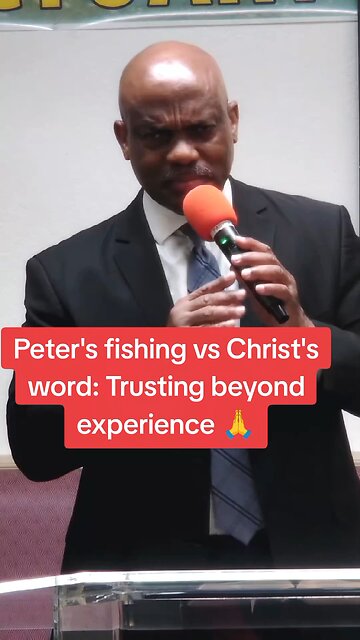 Peter trusted Jesus beyond experience!