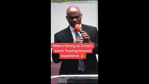 Peter trusted Jesus beyond experience!