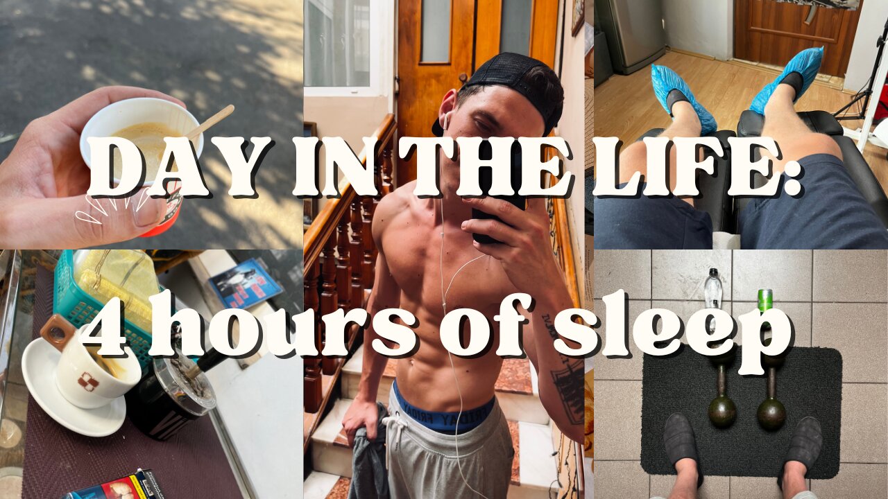 Day in the life: 4 hours of sleep
