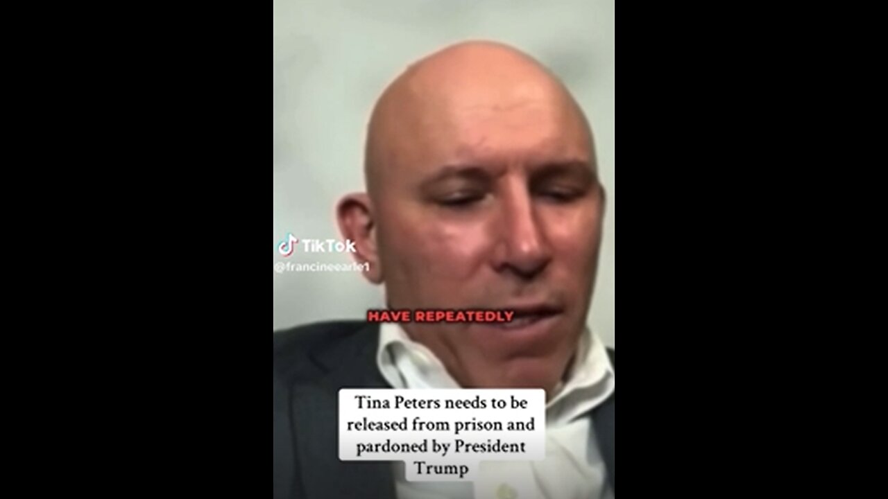 PARDON TINA PETERS-SHE WAS DOING HER JOB-2020 ELECTION