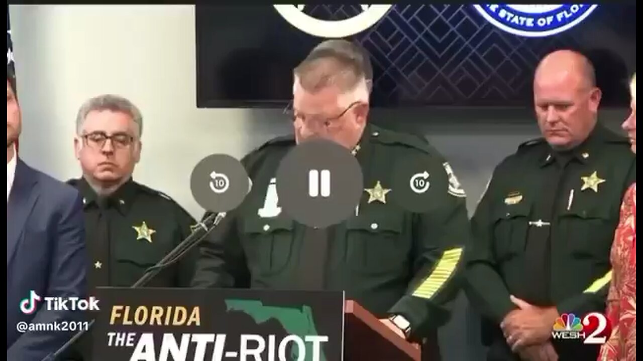 FLORIDA SHERIFF LAYS DOWN THE LAW!!!