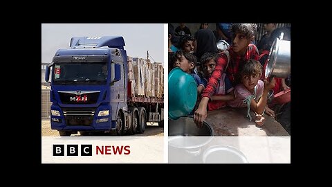 US-backed group says it has begun aid distribution in Gaza | BBC News