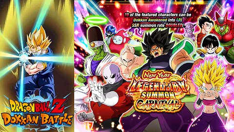 DBZ Dokkan Battle New Year Legendary Summon Carnival Step Up Summon Banner