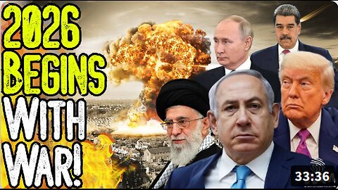 2026 BEGINS WITH WAR! - Iran & Venezuela BOTH Threatened By Trump As Strikes Begin Worldwide!