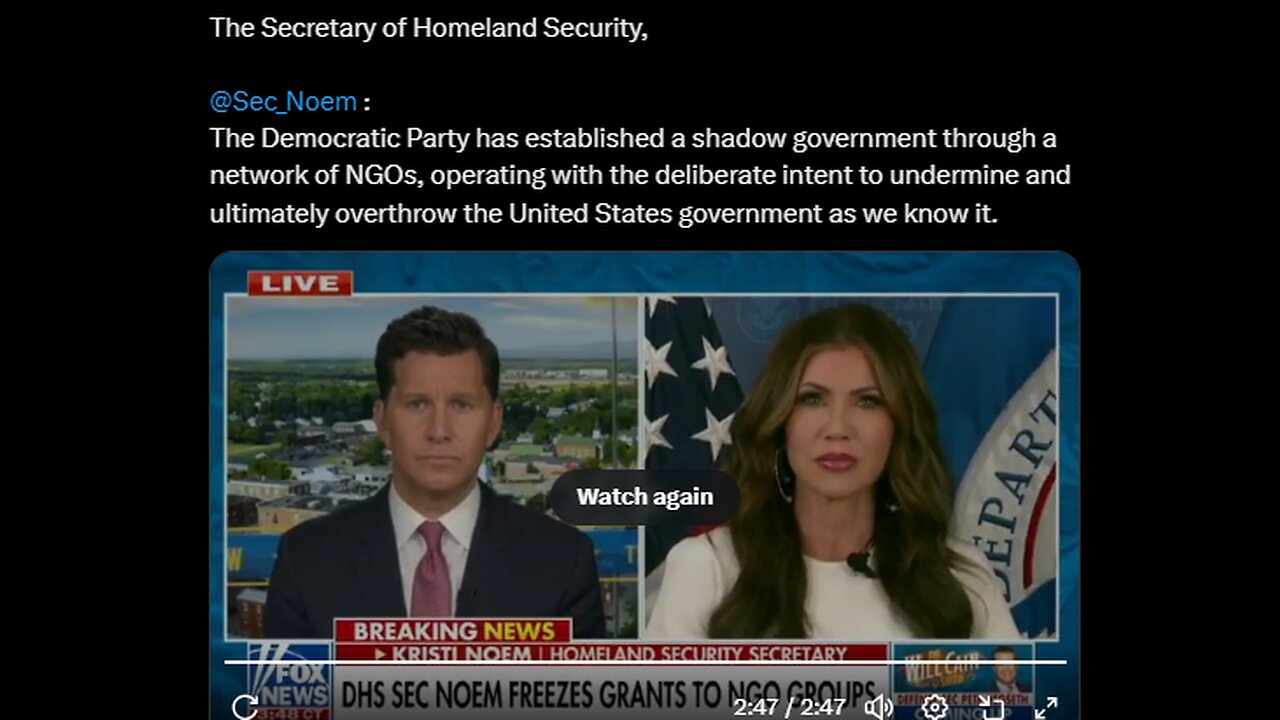 The Democratic Party has established a shadow government through a network of NGOs