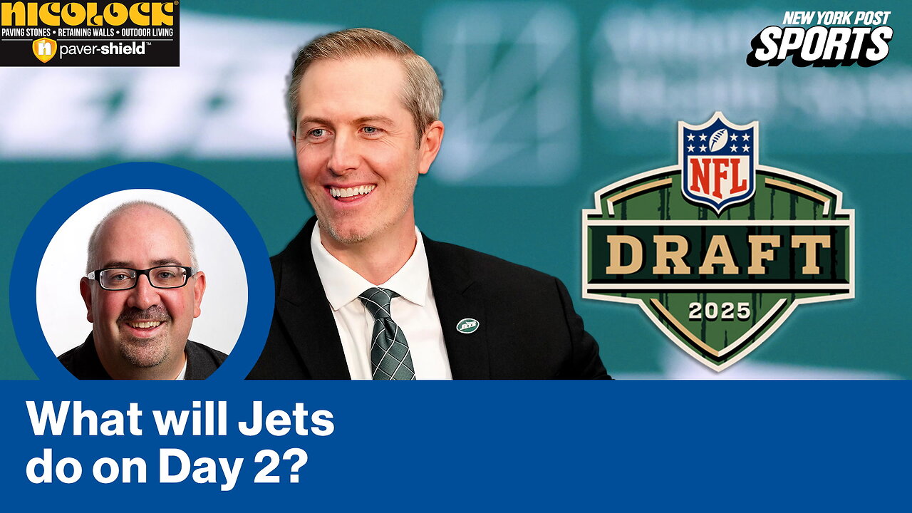 Who will the Jets draft on Day 2 of the 2025 NFL Draft? | Presented by Nicolock Paving Stones