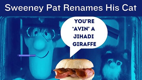 Sweeney Pat Renames His Black And White Cat