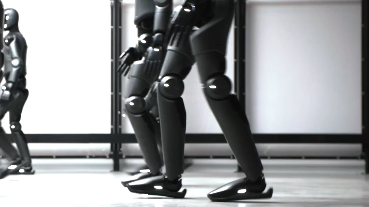 This Figure robot "is now capable of walking in a human-like, natural manner."