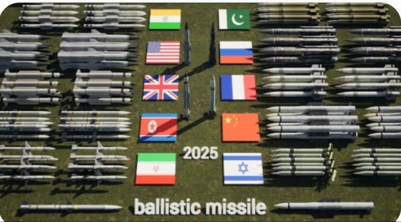 Top10: Number of Ballistic Missiles 2025