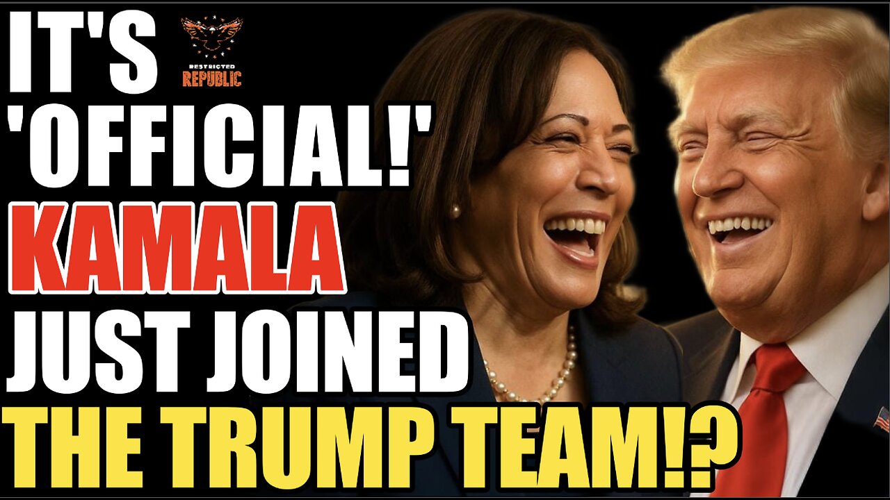 BUSTED! Did Kamala Harris Just Join The Trump Team? If Not, Why Is This Happening?
