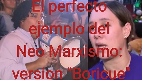 El perfecto ejemplo del Neo Marxismo: version "Boricue"