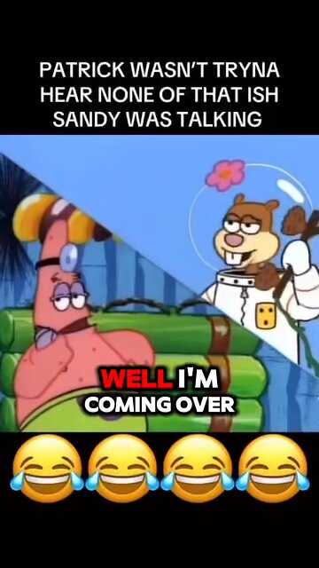 Do y’all remember this scene?🥹🤣😂🧽🏝️🐿️ Seriously, where did my childhood go? #SpongeBob