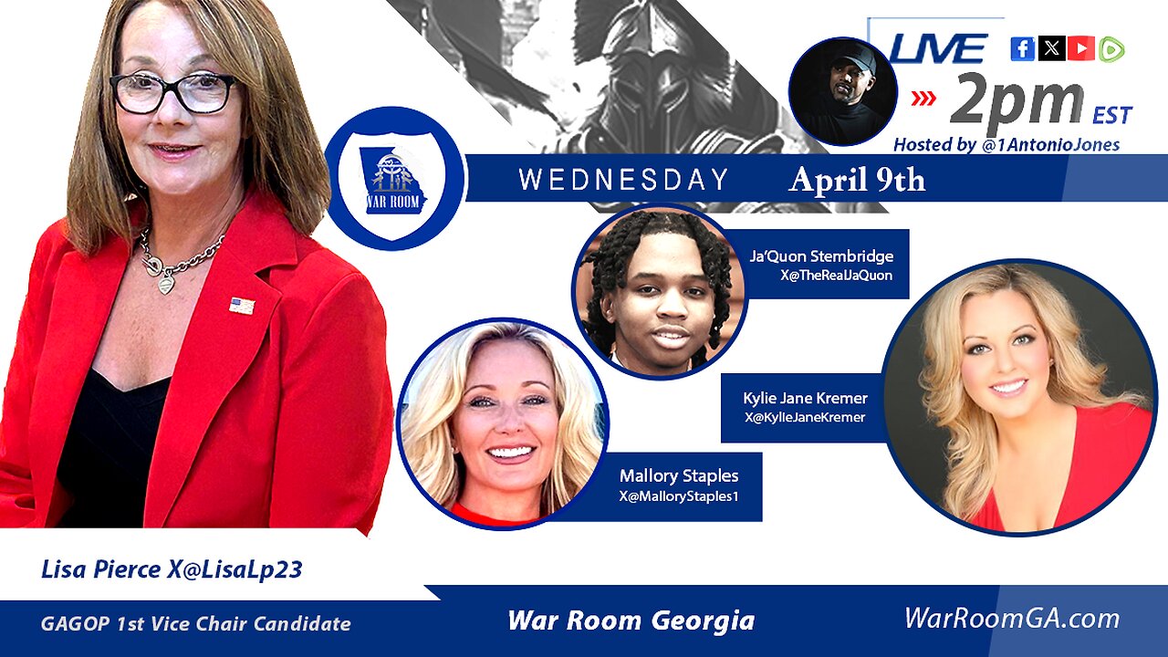 April 09 2025 show with Lisa Pierce, Kylie Kremer, Mallory Staples, Jaquon Stembridge, Roy Hambrick