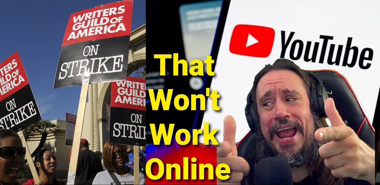 Writers Guild's Move To Organize YouTube & Creator Economy & Why It Won't WORK!