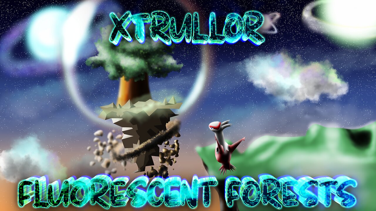 Xtrullor - Fluorescent Forests (feat. Albert Hyrönen) (Animated Scene)