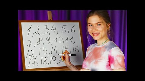 ASMR Teaching You Russian Numbers ~ Soft Spoken