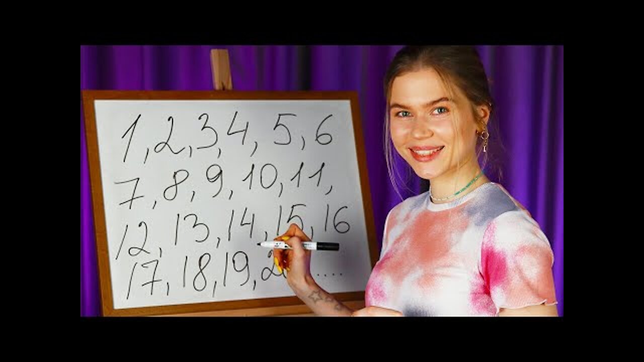 ASMR Teaching You Russian Numbers ~ Soft Spoken