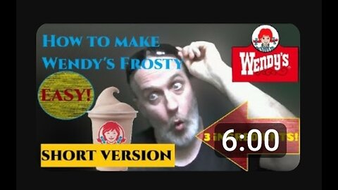 Homemade Wendy's Chocolate Frosty Recipe EASY