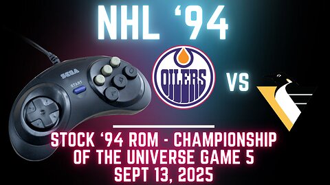 NHL '94 Championship of the Universe Game 5: Oilers at Penguins {Genesis} (OT!)