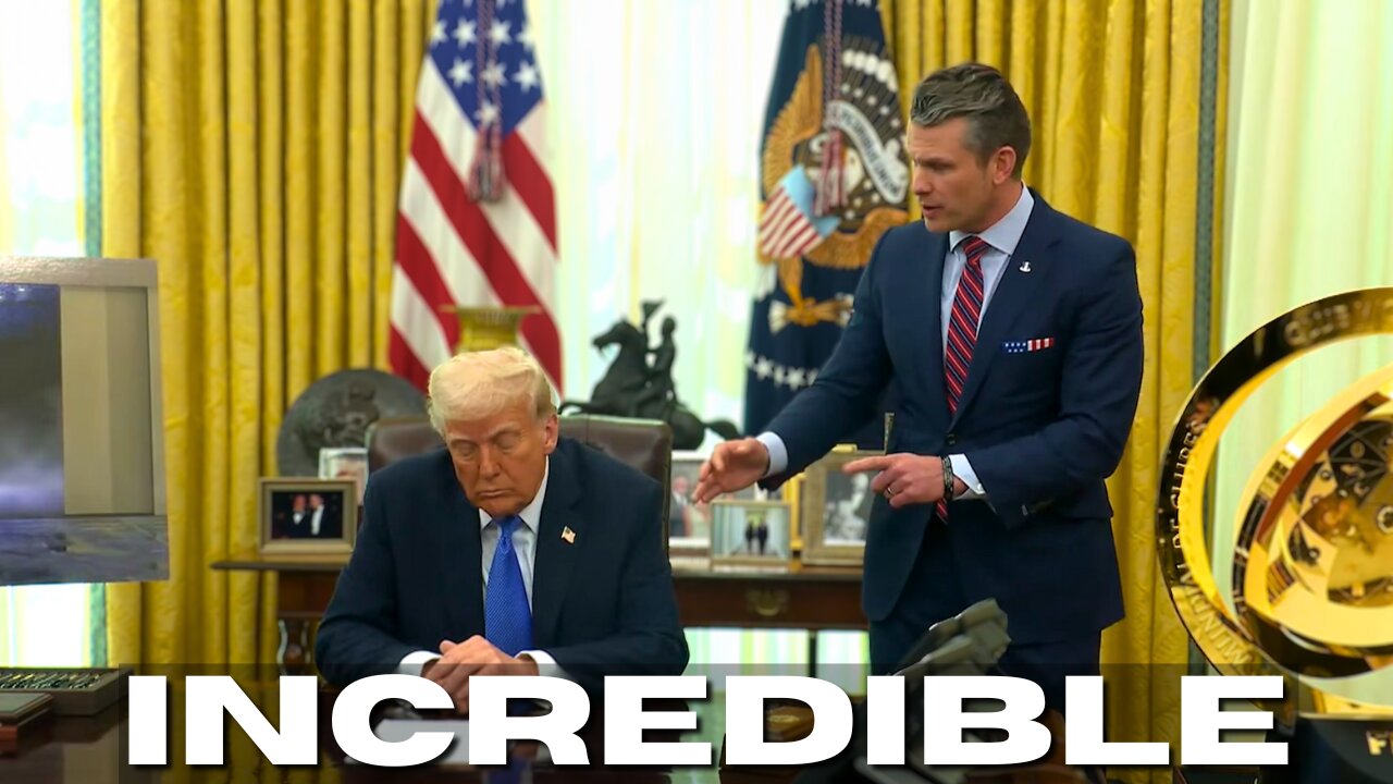 Defense Secretary Pete Hegseth Stuns President Trump.