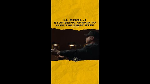 @llcoolj Stop being afraid to take the first step. #llcoolj 🎥 @uninterrupted