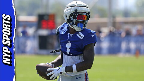 Malik Nabers exits practice with apparent shoulder injury in Giants training camp scare