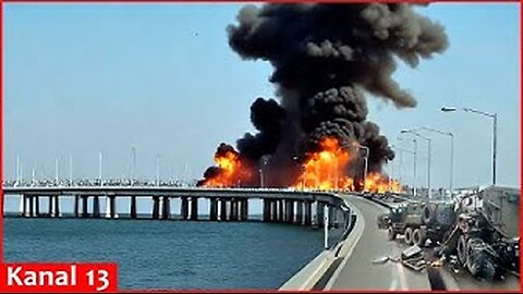 Ukraine's film-like operation to destroy the Crimean bridge; this nerves Russian authorities