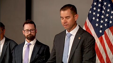 Officials hold a press conference with the latest details after Charlie Kirk was shot and killed