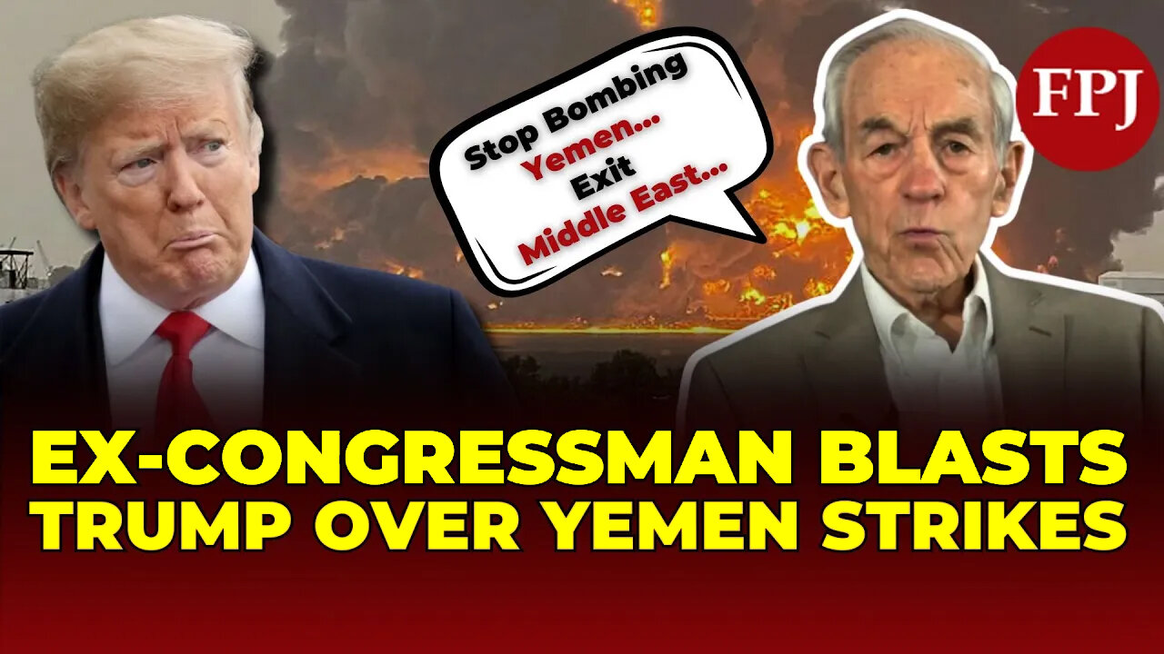Former U.S. Congressman Ron Paul EXPOSES The Yemen Invasion Secrets - SLAMS Donald Trump