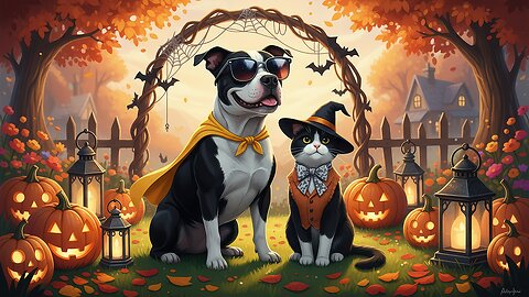 calm lofi beats (FREE COLOURING PAGES) | Halloween music to chill to in the evening