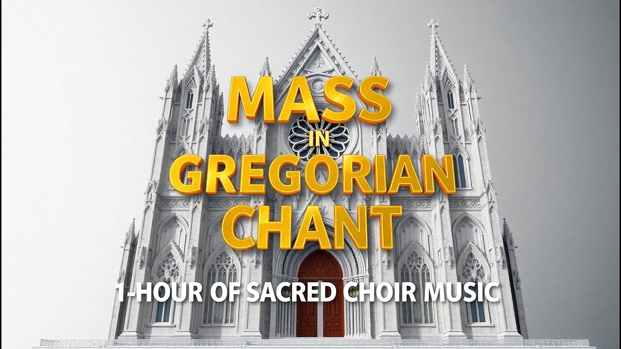 MASS IN GREGORIAN CHANT | 1-HOUR OF SACRED CHOIR MUSIC