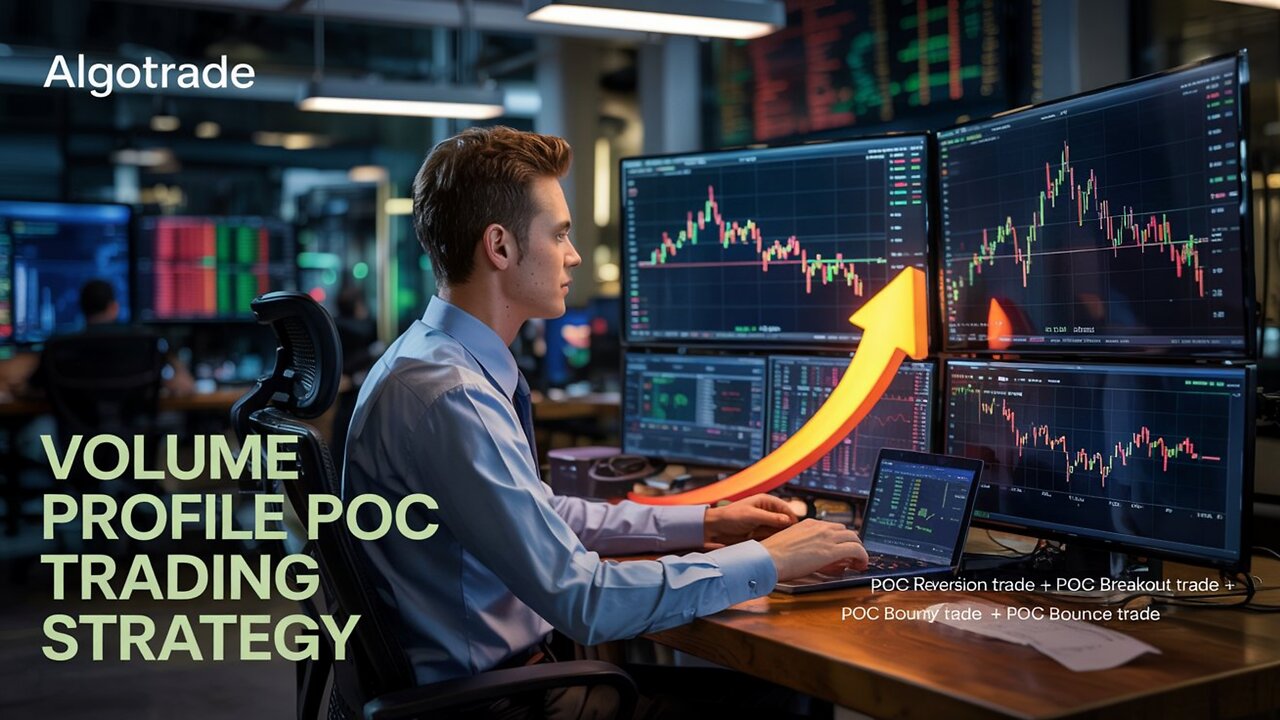 Volume Profile POC Trading Strategy | POC Reversion Trade+POC Breakout Trade+POC Bounce Trade | VWAP