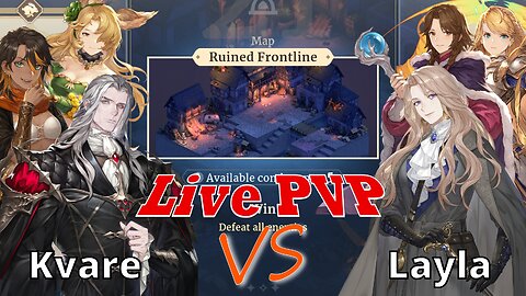 Kvare vs Layla 3v3 | Sword of Convallaria