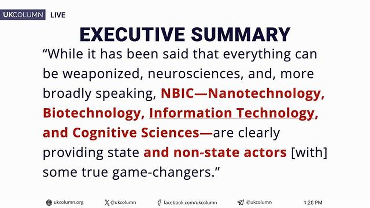 Neurowarfare: NATO’s War for the Human Brain | UK Column News