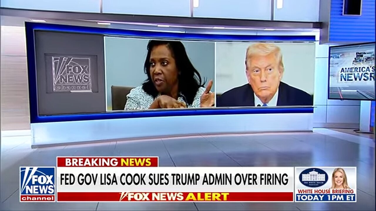 BREAKING: Federal Reserve's Lisa Cook sues Trump
