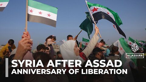 Hope, flags, fireworks as Syria starts to celebrate a year without al-Assad