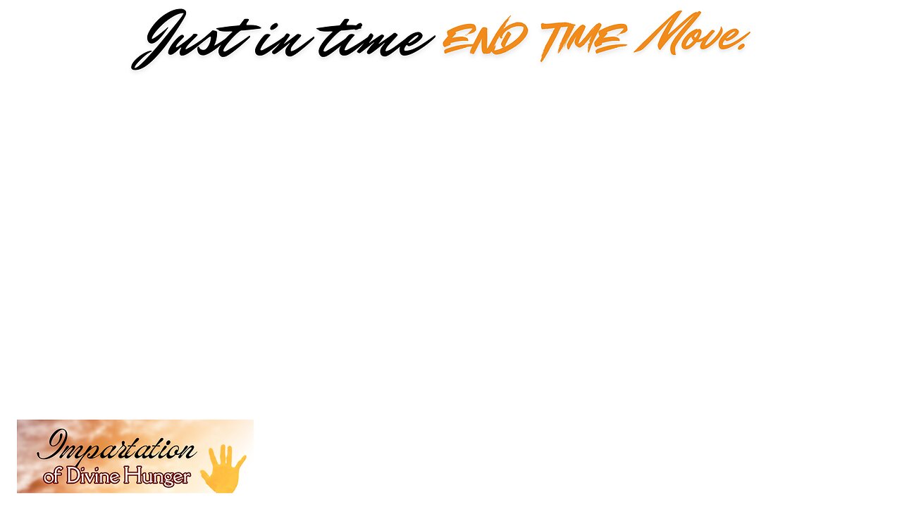 Just In Time End Time Move-Guest Speaker Apostle Simms