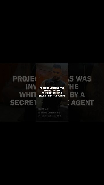 🚨Project Veritas Invited to White House by Rogue Secret Service Agent - Shocking Security Failures!
