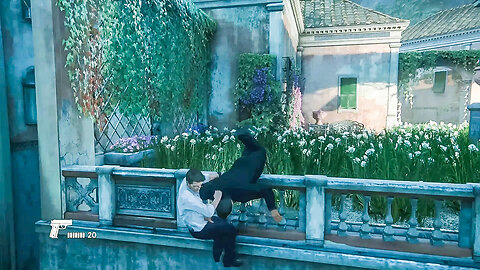 UnCharted4 Stealth Hard Mode - Balcony Fight PC #gaming#uncharted#gameplay