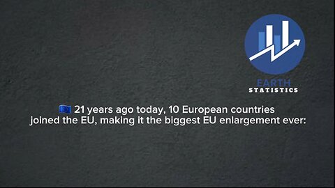 21 years ago today, 10 European countries joined the EU, making it the biggest EU enlargement ever