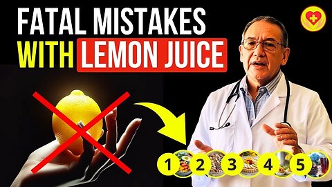 10 Fatal Mistakes With Lemon Juice That Can Harm Your Health Or Even Cost You Your Life 🍋⚠