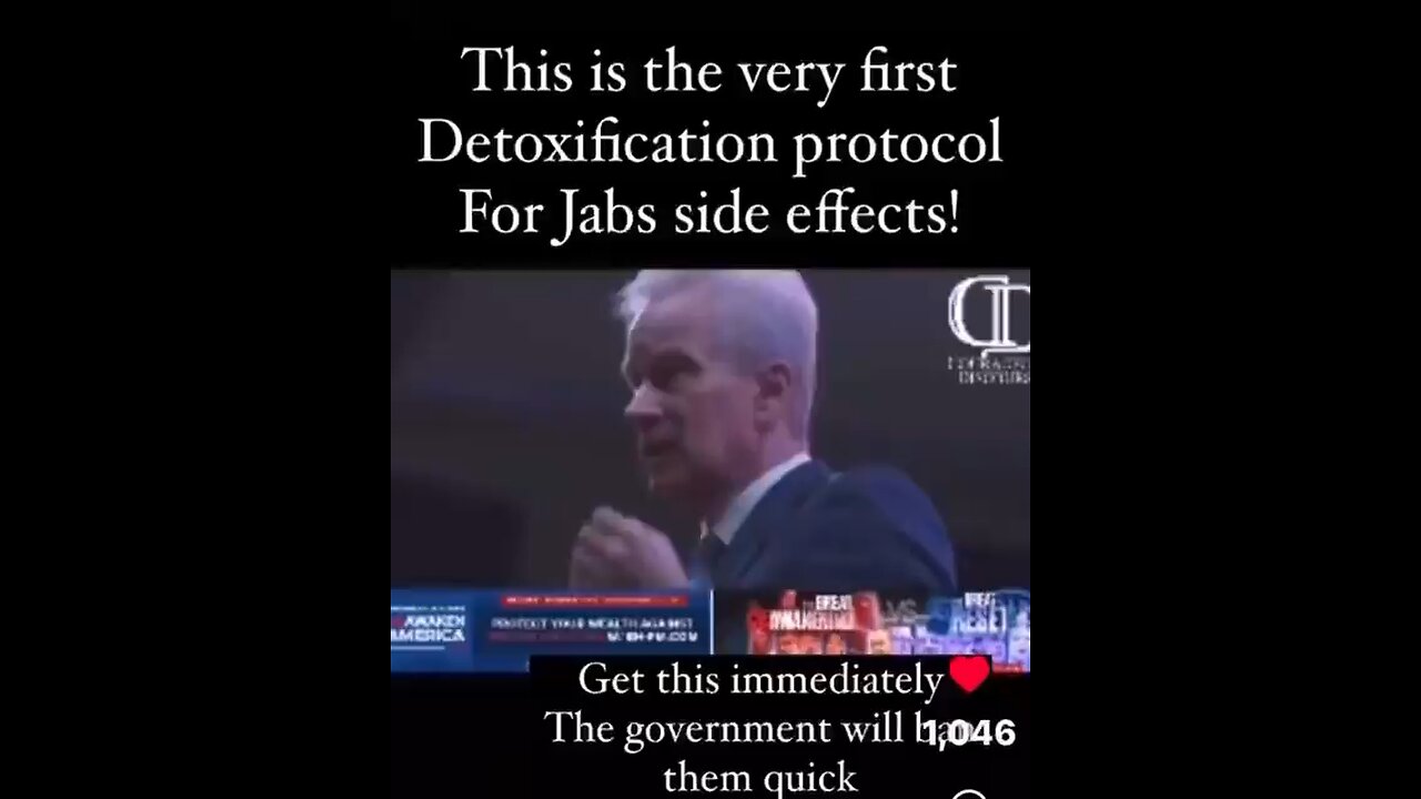 Dr. McCullough gave three natural cures to counteract the effects of the jab people took.