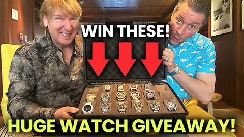 WE’RE GIVING AWAY LUXURY WATCHES!! (NOT CLICKBAIT)