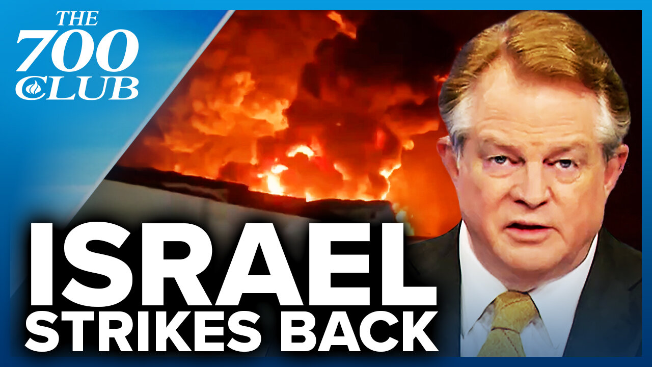 Israel Launches Massive Airstrike in Response to Houthi Missile Attack | The 700 Club