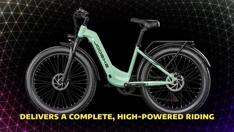 JOOBIKE JOO1 Electric Bike 1000W Motor 48V 17.5AH Battery 26 Inch Wide Tyre Electric Bike