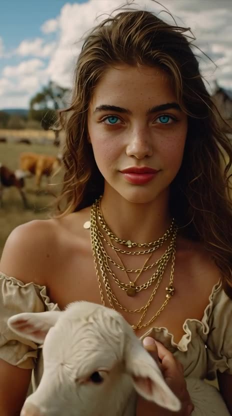 The video is made with AI, it may be artificial