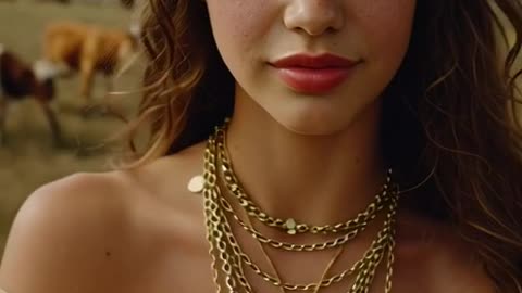 The video is made with AI, it may be artificial