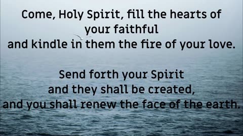 Prayer to the Holy Spirit